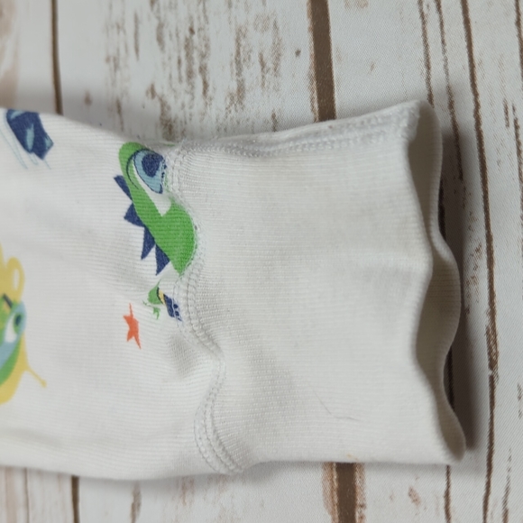 Hanna Andersson White Space Jammies 90cm 3T - Picture 6 of 8